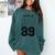 Class Of 2039 Blue Graduation Senior Student Tee Comfort Colors Sweatshirt Blue Spruce