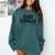 Class Dismissed Graduation End Of School Student Teacher Comfort Colors Sweatshirt Blue Spruce