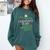 College Student Christmas Bachelors Degree Graduation Comfort Colors Sweatshirt Blue Spruce