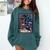 Color Graphic The Introvert Tarot Card Raglan Baseball Tee Comfort Colors Sweatshirt Blue Spruce