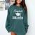 Congrats Benjamin College High School Graduation Comfort Colors Sweatshirt Blue Spruce