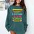 Cool Stylish Happy Last Day Of School Shirt Graduation Comfort Colors Sweatshirt Blue Spruce