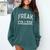 Crazy Antisocial FREAK COLLEGE Introvert Don't Call Me Comfort Colors Sweatshirt Blue Spruce Crazy Antisocial FREAK COLLEGE Introvert Don't Call Me Comfort Colors Sweatshirt Blue Spruce