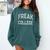 Crazy Antisocial FREAK COLLEGE Introvert Don't Call Me Comfort Colors Sweatshirt Blue Spruce Crazy Antisocial FREAK COLLEGE Introvert Don't Call Me Comfort Colors Sweatshirt Blue Spruce