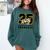 Criminal Justice Graduate Graduated Class Of 2025 Graduation Comfort Colors Sweatshirt Blue Spruce