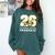 Criminal Justice Graduate Graduated Class Of 2026 Graduation Premium Comfort Colors Sweatshirt Blue Spruce
