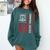 Criminal Justice Major College Student Graduate Graduation Comfort Colors Sweatshirt Blue Spruce
