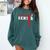 Cross Country Senior Night Senior 2025 Graduation Party 6 Comfort Colors Sweatshirt Blue Spruce