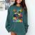 I Crushed Pre-K Monster Truck Graduation Preschool Grad 2025 Comfort Colors Sweatshirt Blue Spruce