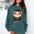 Cute Hamster Graduation Comfort Colors Sweatshirt Blue Spruce