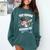 Dabbing Graduation Boy 1st Grade Class Of 2021 Nailed It Comfort Colors Sweatshirt Blue Spruce