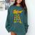 Dabbing Graduation Class Of 2018 T-Shirt School Colors Comfort Colors Sweatshirt Blue Spruce