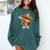 Dabbing Mexican Pizza Dance Food Lover Graduation Comfort Colors Sweatshirt Blue Spruce