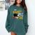 My Daddy Did It And He Did It For Me Graduate Graduation Comfort Colors Sweatshirt Blue Spruce