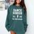Dance Team Senior 2025 Dance Senior Night Graduation Party Comfort Colors Sweatshirt Blue Spruce