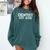 Dentist Graduation Dentist Est 2018 Tee Him Her Comfort Colors Sweatshirt Blue Spruce