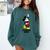 Disney Mickey Mouse Peace Out Totally Retro Graduation Comfort Colors Sweatshirt Blue Spruce