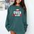 Doctor Of Education Over Educated EdD Doctorate Graduation Comfort Colors Sweatshirt Blue Spruce