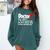 Doctor For Medical Med Student Graduation Comfort Colors Sweatshirt Blue Spruce