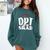 Doctor Of Physical Therapy Graduation T-Shirt Therapist DPT Comfort Colors Sweatshirt Blue Spruce