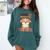 Dog Introvert I Need 20 Minutes Where No One Comes Comfort Colors Sweatshirt Blue Spruce