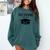 Done With This BS College Graduation Comfort Colors Sweatshirt Blue Spruce