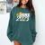 Done Class Of 2023 Graduation For Her Him Grad Seniors 2023 Comfort Colors Sweatshirt Blue Spruce