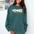 DONE Class Of 2024 Graduation For Her Him Grad Senior 2024 Comfort Colors Sweatshirt Blue Spruce