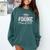 Done Class Of 2025 Graduation For Her Him Grad Seniors 2025 Comfort Colors Sweatshirt Blue Spruce