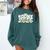 Done Class Of 2026 Graduation 2026 Senior Graduate School Comfort Colors Sweatshirt Blue Spruce