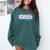 I Don't Like People Sarcastic Humanity Hater Introvert Comfort Colors Sweatshirt Blue Spruce