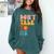 Don't Talk To Me Sarcastic Introvert Antisocial Comfort Colors Sweatshirt Blue Spruce