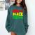 Dope Teacher African American Graduation History Month Comfort Colors Sweatshirt Blue Spruce
