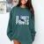 Dr PhD PsyD MD EDD Graduation Doctorate PsyD Comfort Colors Sweatshirt Blue Spruce
