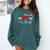 Earned It RN Nurse Graduation RN & LPN Nursing Comfort Colors Sweatshirt Blue Spruce