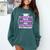 EdD Doctor Of Education Daughter Power Doctorate Graduation Comfort Colors Sweatshirt Blue Spruce