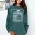 EdD Doctor Of Education Nutrition Doctorate Graduation Comfort Colors Sweatshirt Blue Spruce