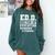 EdD Doctor Of Education In Progress EdD Graduation Comfort Colors Sweatshirt Blue Spruce