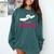 Educated Mexican Graduation Shirt For Women Comfort Colors Sweatshirt Blue Spruce