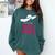 Educated Women Graduation Shirt Comfort Colors Sweatshirt Blue Spruce