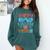 Elementary Teacher Student Graduation Last Day School Comfort Colors Sweatshirt Blue Spruce