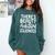 Embracing Awkward Silences Introvert Humor Antisocial Comfort Colors Sweatshirt Blue Spruce