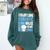 I Enjoy Long Romantic Walks To My Fridge Introvert Comfort Colors Sweatshirt Blue Spruce
