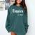 Esquire Established 2023 New Lawyer Graduation Comfort Colors Sweatshirt Blue Spruce