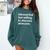 Esthetician Introverted Willing To Discuss Skincare Comfort Colors Sweatshirt Blue Spruce