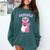 Ew People Introvert Ferrets Saying Mask Ferret Comfort Colors Sweatshirt Blue Spruce