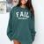 Fail University School College Joke Humor Graduation Comfort Colors Sweatshirt Blue Spruce