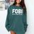 Fear Of Being Included Fobi Sarcastic Women Introvert-Chic Comfort Colors Sweatshirt Blue Spruce Fear Of Being Included Fobi Sarcastic Women Introvert-Chic Comfort Colors Sweatshirt Blue Spruce