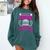Female Lawyer Women Law Student Graduation Bar Exam Comfort Colors Sweatshirt Blue Spruce