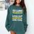First Day School 7th Grade 6th Grade Graduation Comfort Colors Sweatshirt Blue Spruce